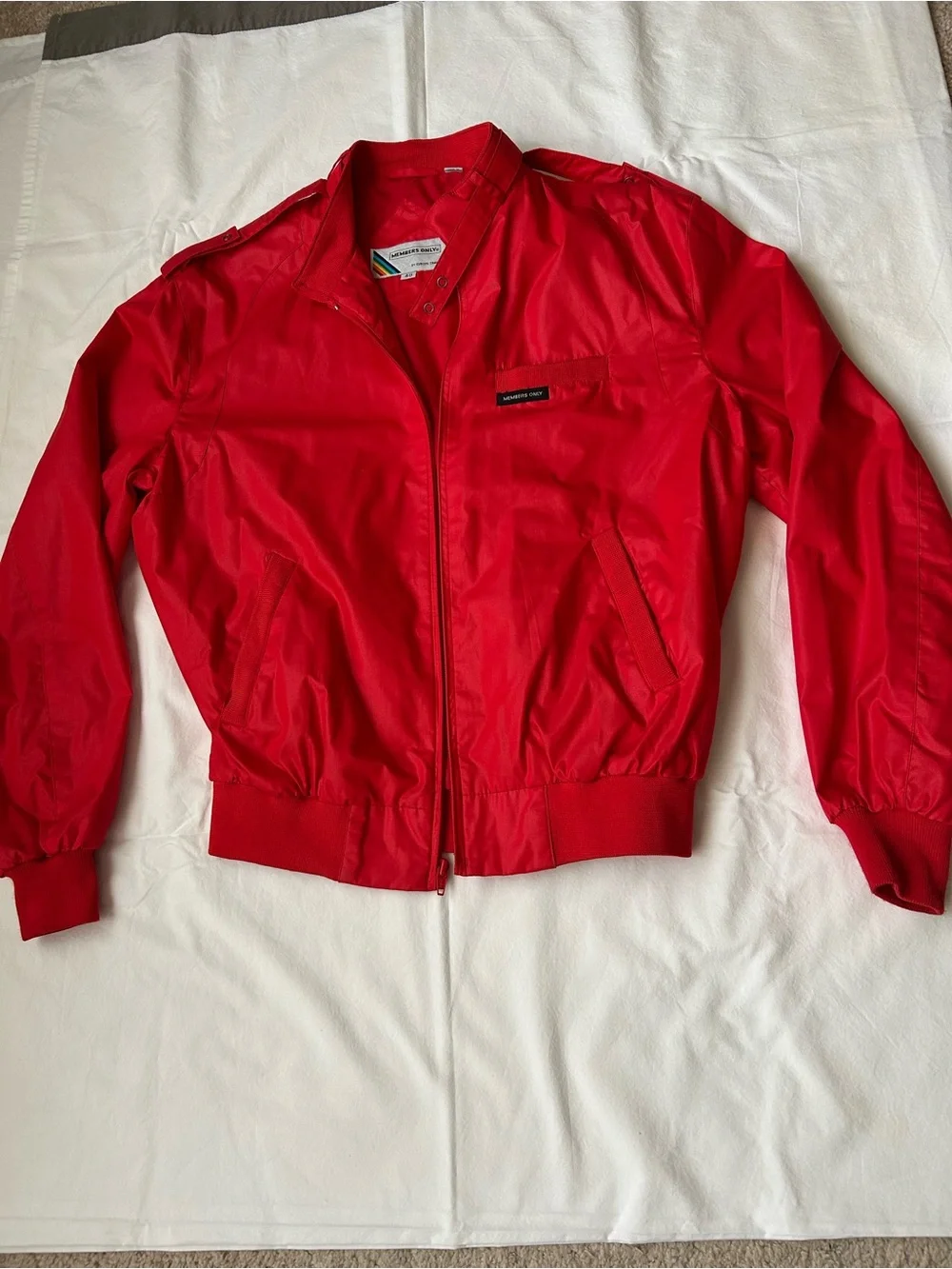 Members Only Lightweight Bomber Style Jacket - Picture 1 of 6